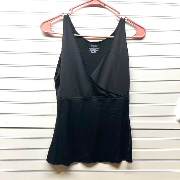SPANX Other - Spanx Cross Front Surplice Neckline Sleeveless Tank Top Shapewear Size L
